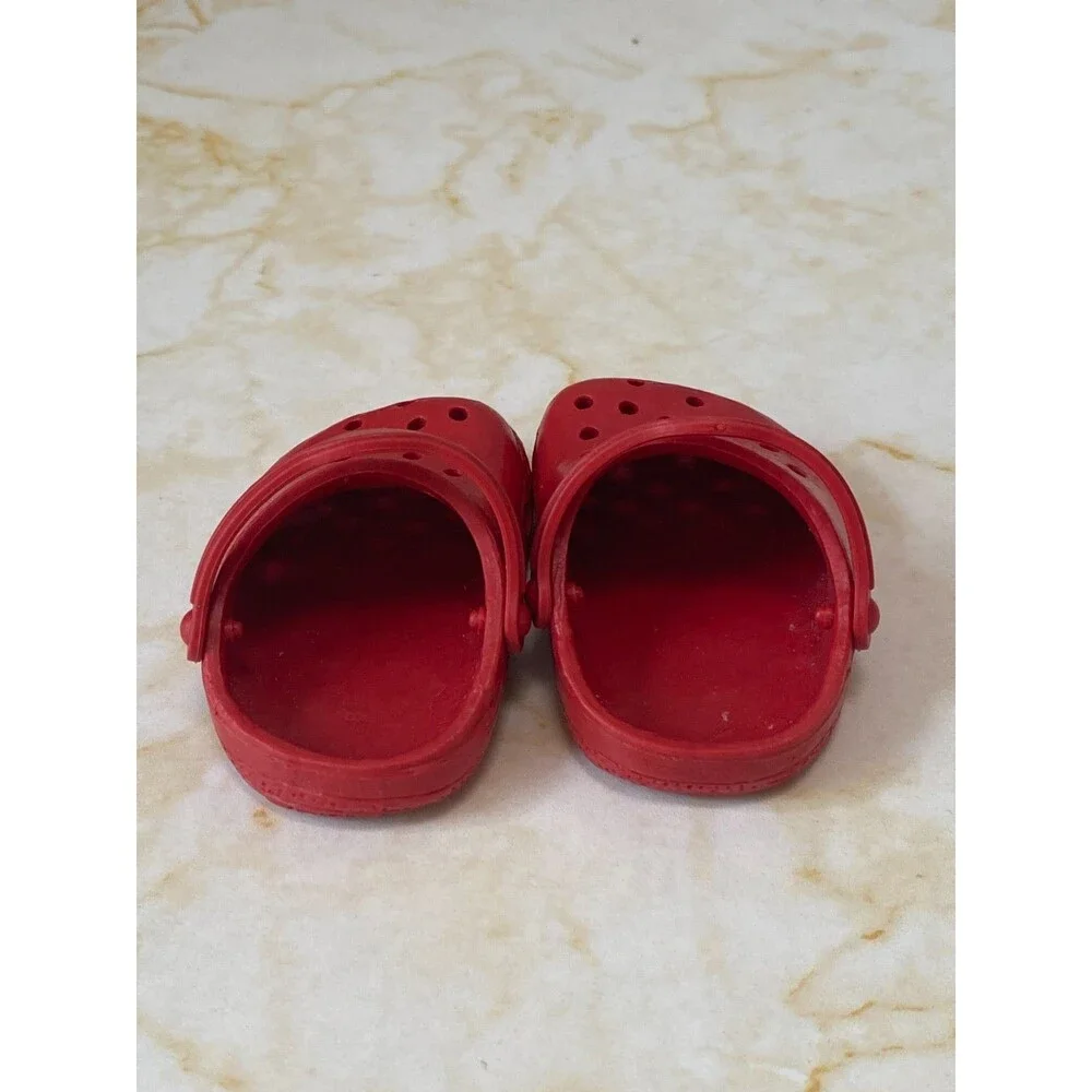 Red Ducs Shoes for 18 inch Doll Clothes Our Generation Doll, American Girl Doll